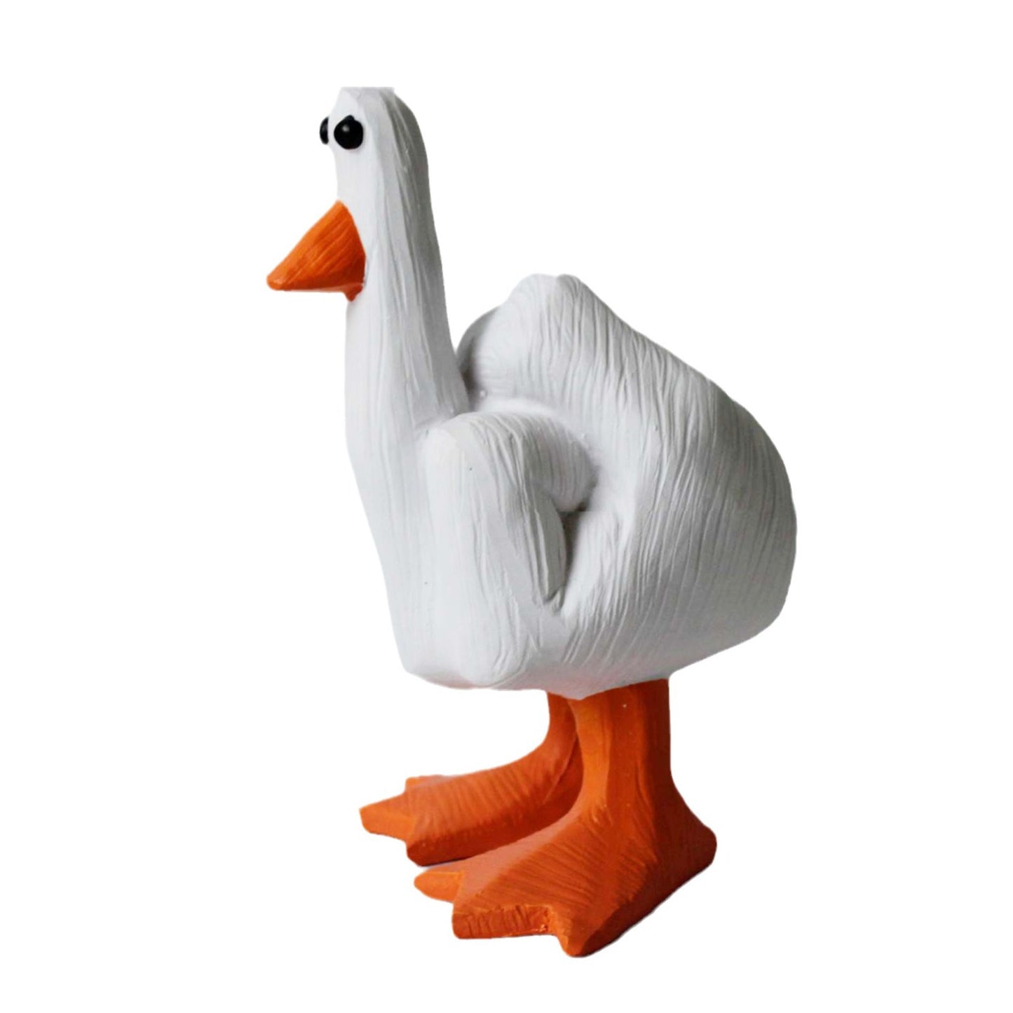 Creative middle finger duck fun ornaments home decoration gifts to send friends sand sculpture gifts resin crafts