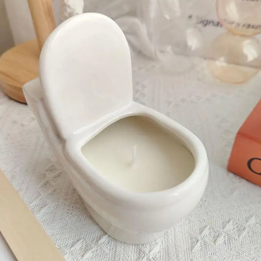 Aromatherapy Candles for Desktop| Toilet Shape Aromatherapy Candles |Funny Creative Romantic Aromatherapy Gifts study room